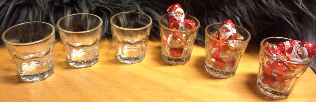 6 Gläser Rätsel
